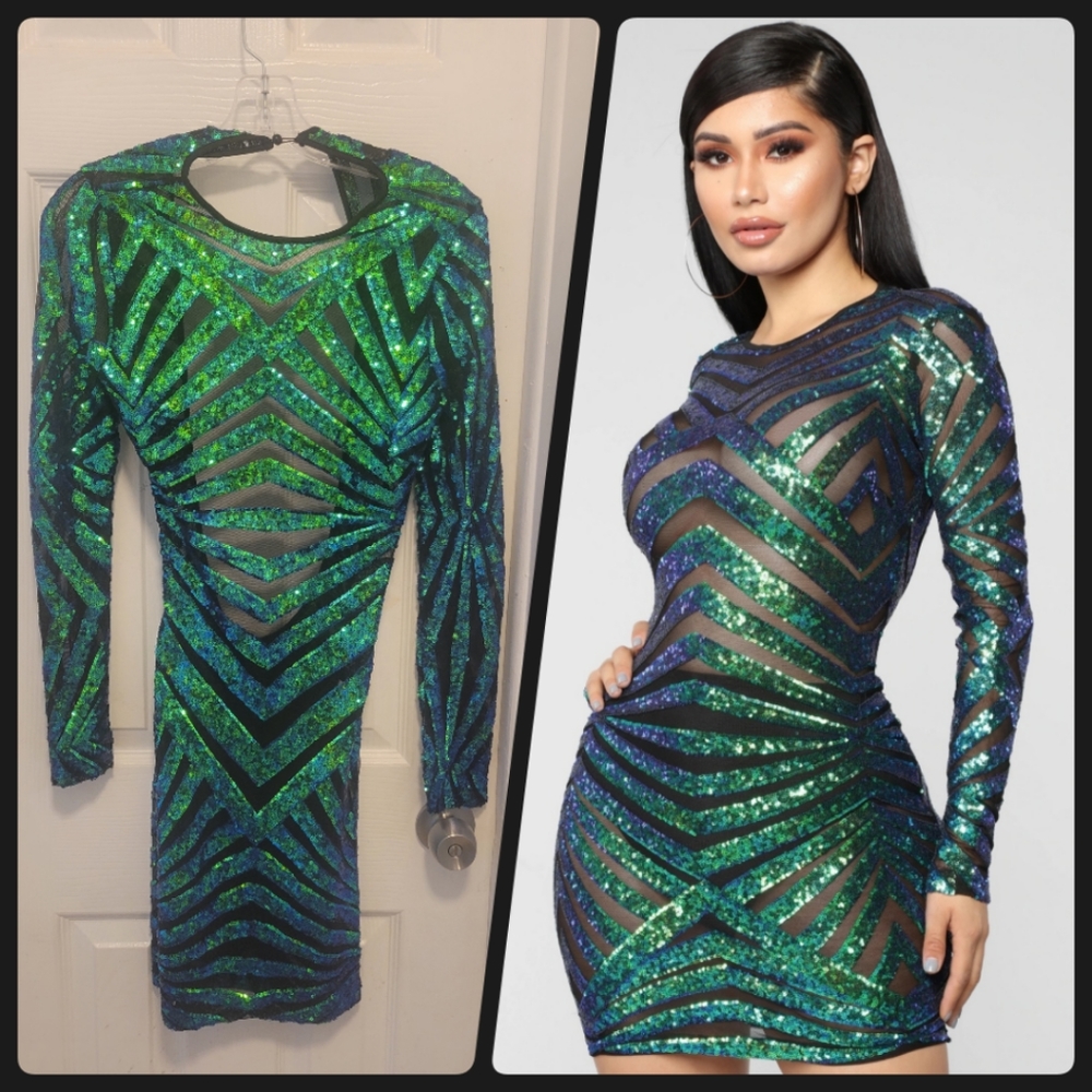 Sexy Sequin Mini Dress